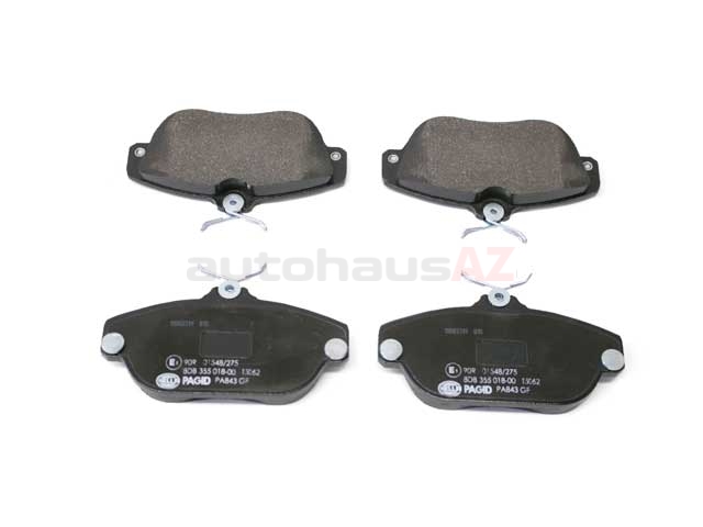 31302996 Hella Pagid Brake Pad Set; Front