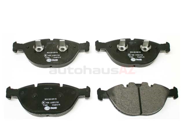 34116761282 Hella Pagid Brake Pad Set; Front