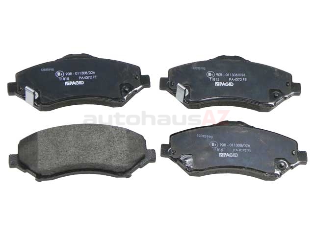 7B0698151F Hella Pagid Brake Pad Set; Front