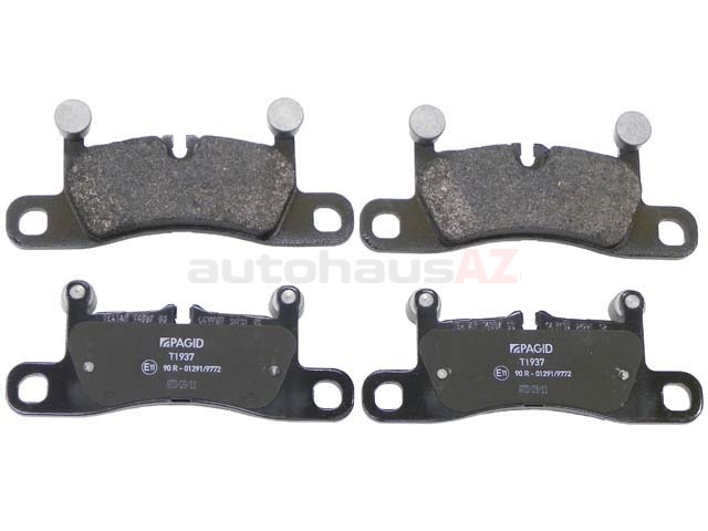 7P6698451 Hella Pagid Brake Pad Set; Rear