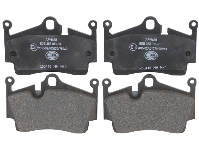 a　903535 Hella Brake Systems 98735293903, 355013311 Brake Pad Set - Porsche