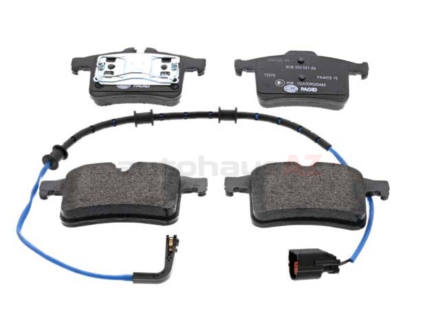 C2P25493 Hella Brake Systems Brake Pad Set; Rear