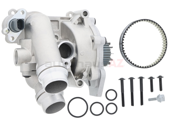 Hepu 06H121026ED, P682 Engine Water Pump and Thermostat Assembly