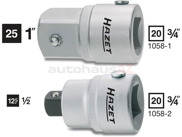 Hazet 105 Socket Adapter Impact Socket Adapter 3 4 Inch Drive To 1 2 Inch Socket With Lock Pin