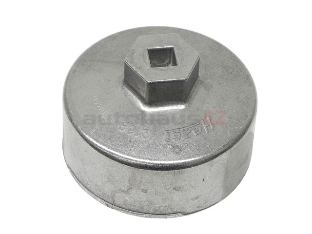 Hazet 2169 Oil Filter Wrench; 74.4mm; 14 Flute with 3/8