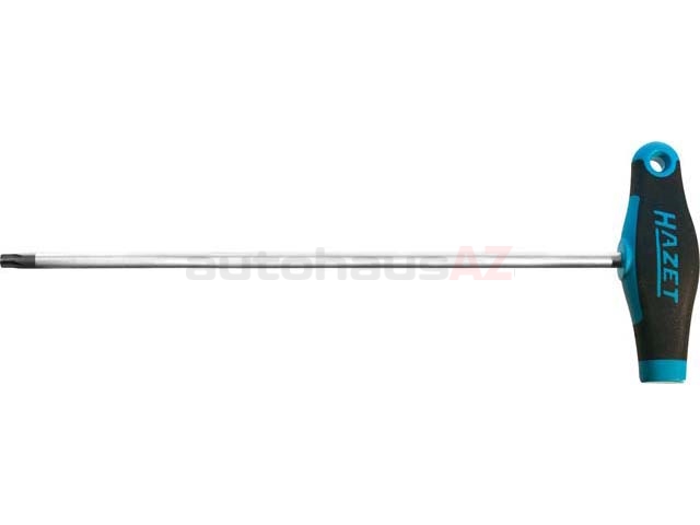 828LGT30 HAZET Screwdriver; T30 Torx; T-Handle Driver; 290mm Blade/316mm Overall Length