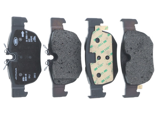 T4A40668 Genuine Jaguar Brake Pad Set; Rear