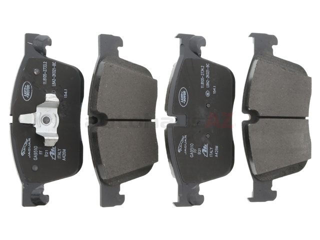 Genuine Jaguar T4A44841 Brake Pad Set; Front - Jaguar
