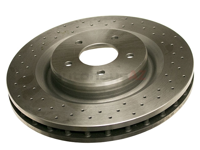 JLM021749 Eurospare Disc Brake Rotor Set; Front; Cross-Drilled, SET of 2