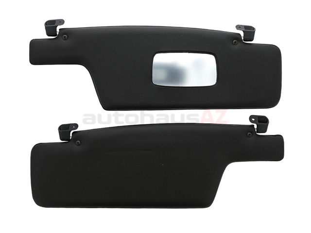 105059310 Dansk Classic Sun Visor Set; Black/Black