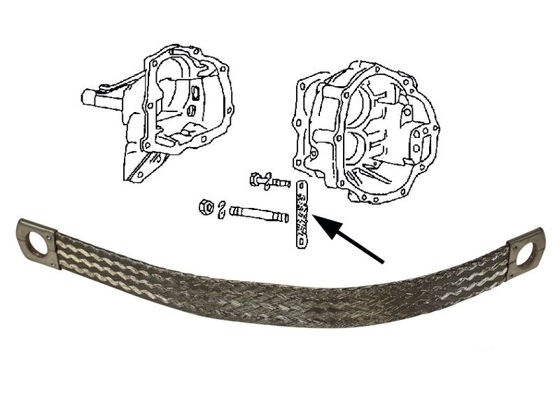 JP GROUP DANSK Transmission Ground Strap 111971237A VW