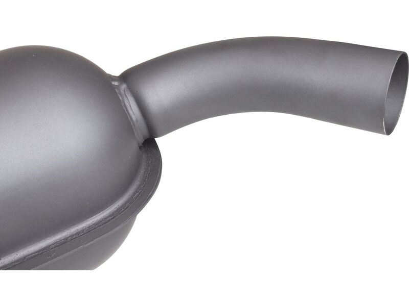 JP Group Dansk 1620613000 Exhaust Muffler; Aluminized Steel; HeatResistant Paint Porsche 92