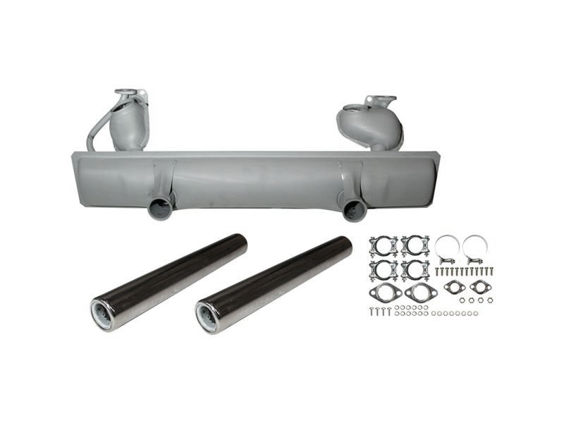 Jopex 8120000110 Exhaust Muffler; Complete With Tail Pipes And