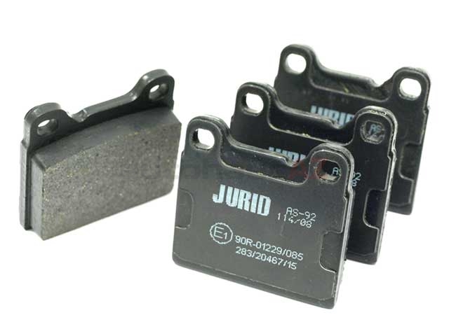 30793802 Jurid Brake Pad Set; Rear
