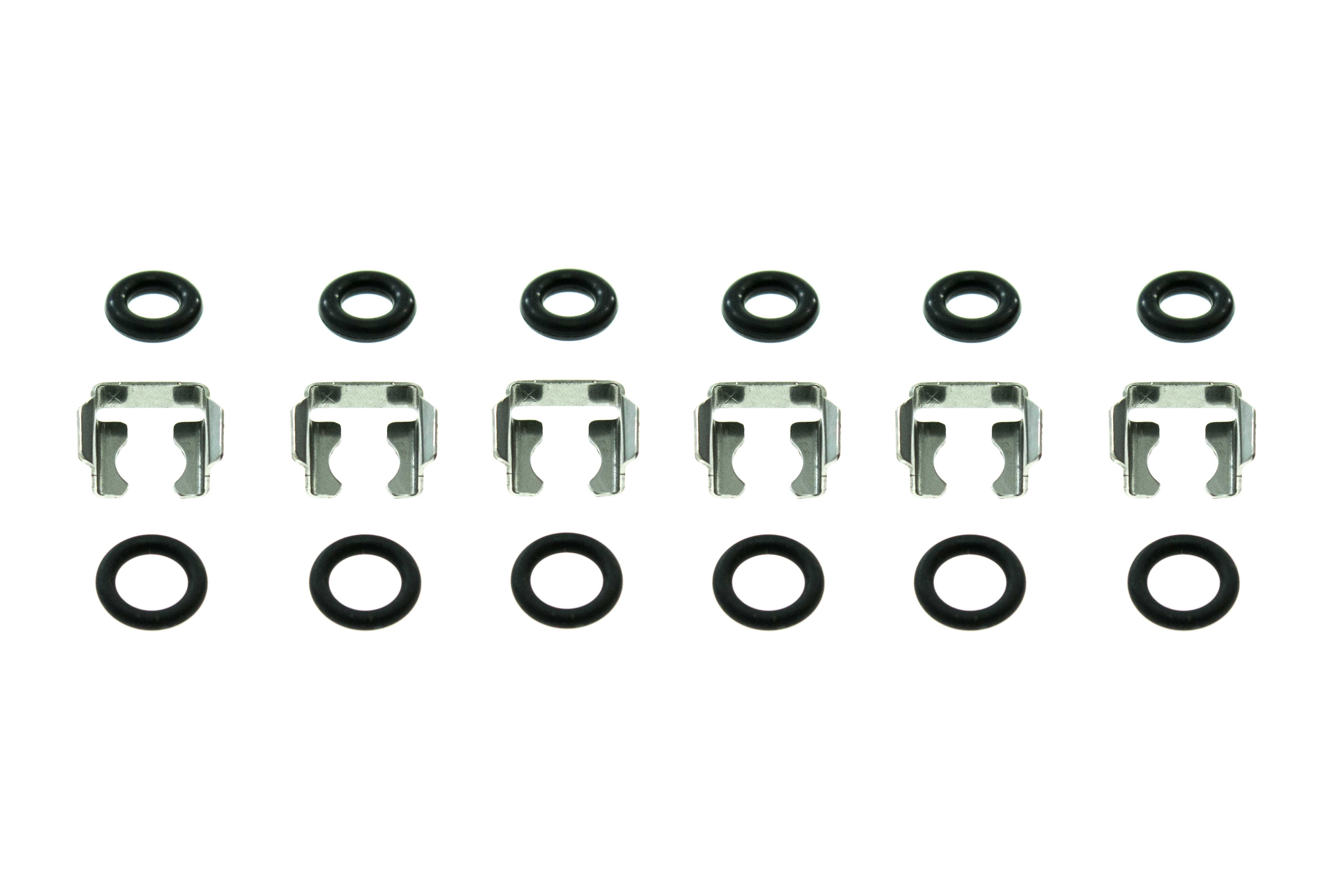M5254FISEALKIT AAZ Preferred Fuel Injector Seal Kit; Upper and Lower Seals, Securing Clips; KIT