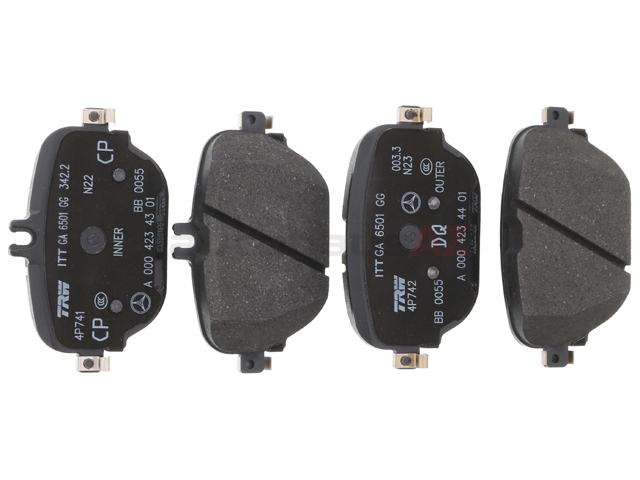 000421980164 Genuine Mercedes Brake Pad Set; Rear