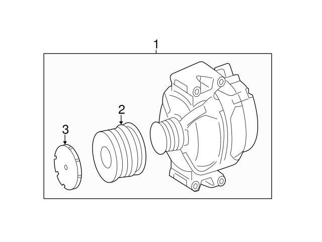 000906312280 Genuine Mercedes Alternator