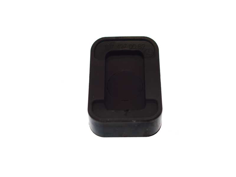 Genuine Mercedes 1074270082, A1074270082 Parking Brake Pedal Pad; Black