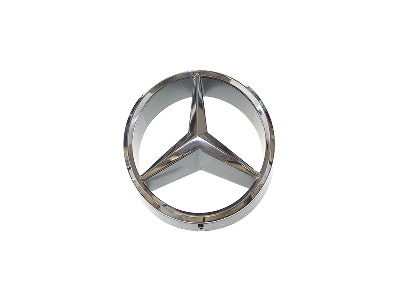 Genuine Mercedes 1078800386 Grille Star Emblem; Chrome - Mercedes