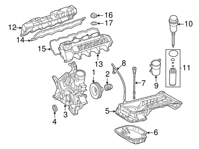 Genuine Mercedes 1130100928 Oil Pan; Lower - Mercedes | A1130100928