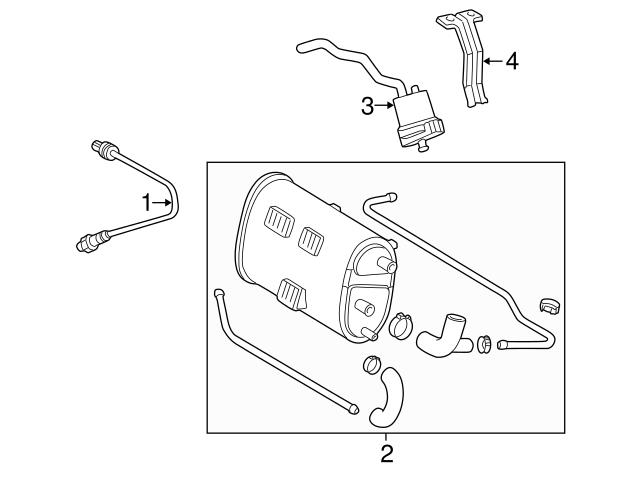 Genuine Mercedes 1704700959 Vapor Canister Filter Seal - Mercedes