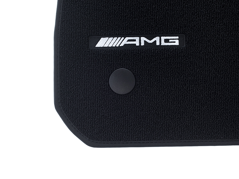 Genuine Mercedes 19068093009G63 Velour Floor Mats; Anthracite; 2 