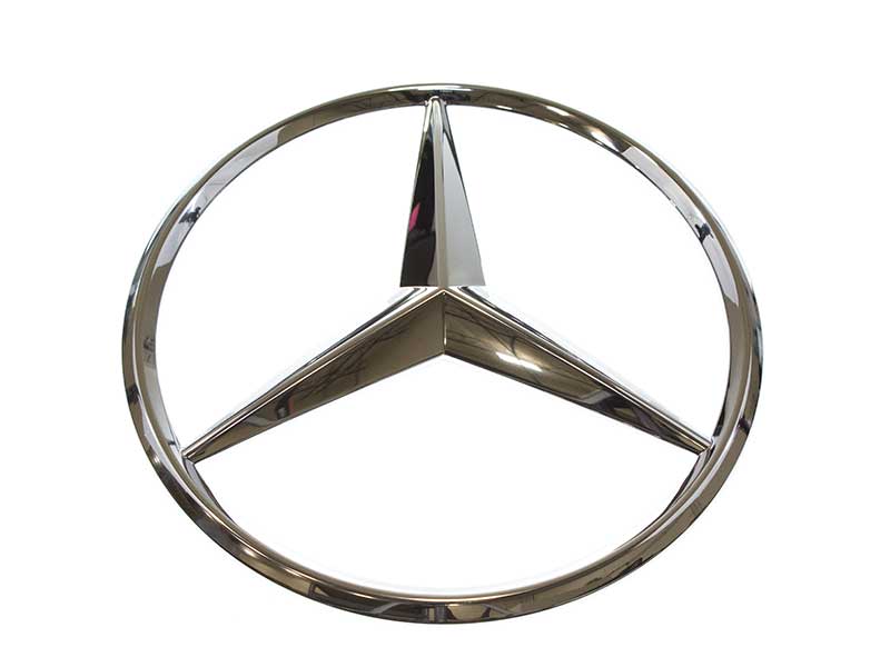 Genuine Mercedes 2078170016 Grille Emblem; Front Mercedes