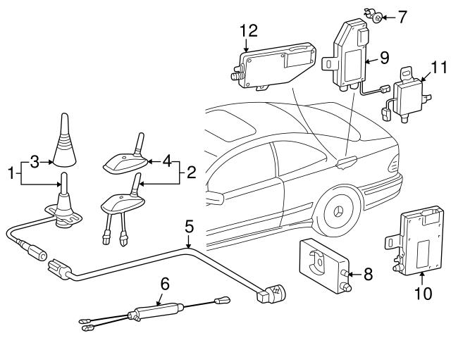Mercedes shop antenna amplifier