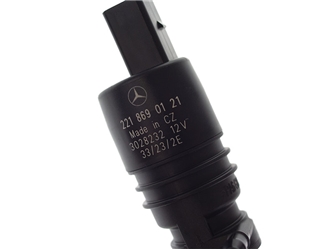 Mercedes Windshield Washer Pump - Fits W220, W210, W211, W203 Models (Part 221 869 01 21)