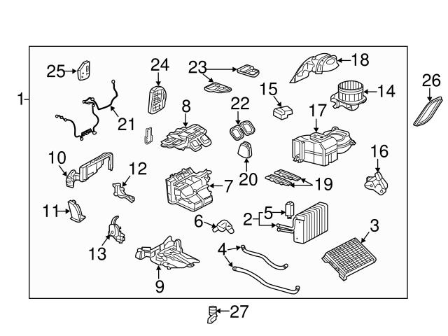 Genuine Mercedes 2308300133 Heater Blend Door Actuator; Left - Mercedes