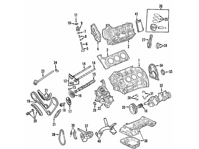 Genuine Mercedes 2721800152 Oil Pump Pickup Tube - Mercedes | A2721800152
