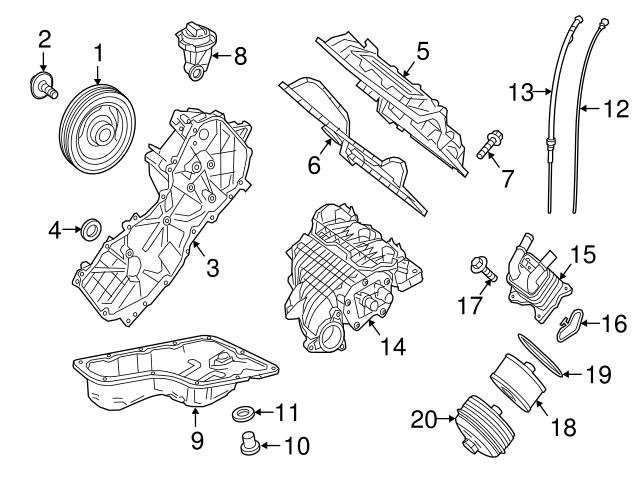 2810700079 Genuine Smart Oil Cooler