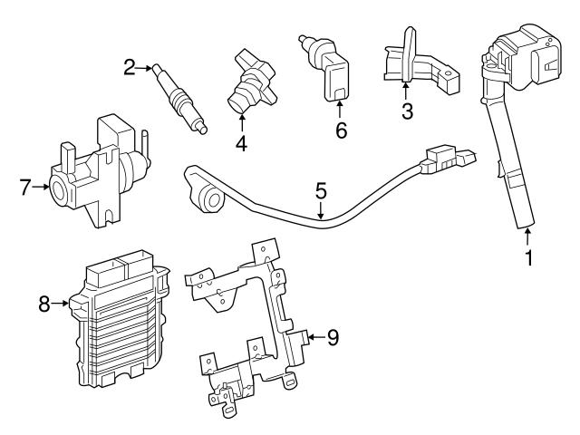 Genuine Mercedes 4475400040 Engine Control Module Bracket - Mercedes