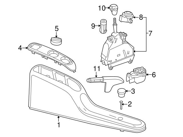 4516890437CT7A Genuine Smart Console Trim Panel