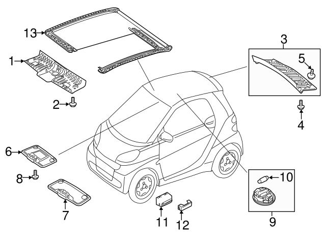 Oem smart on sale car parts