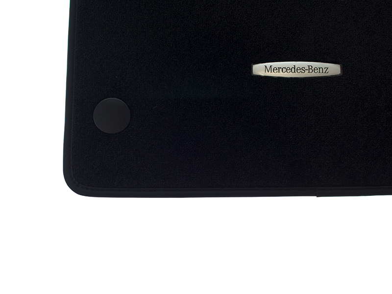 Genuine Mercedes 66290100 Floor Mat Set; Black - Mercedes
