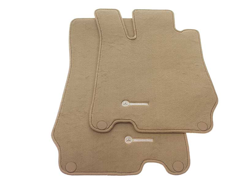 Genuine Mercedes Q6680511 Floor Mat Set; Stone Mercedes BQ6680511