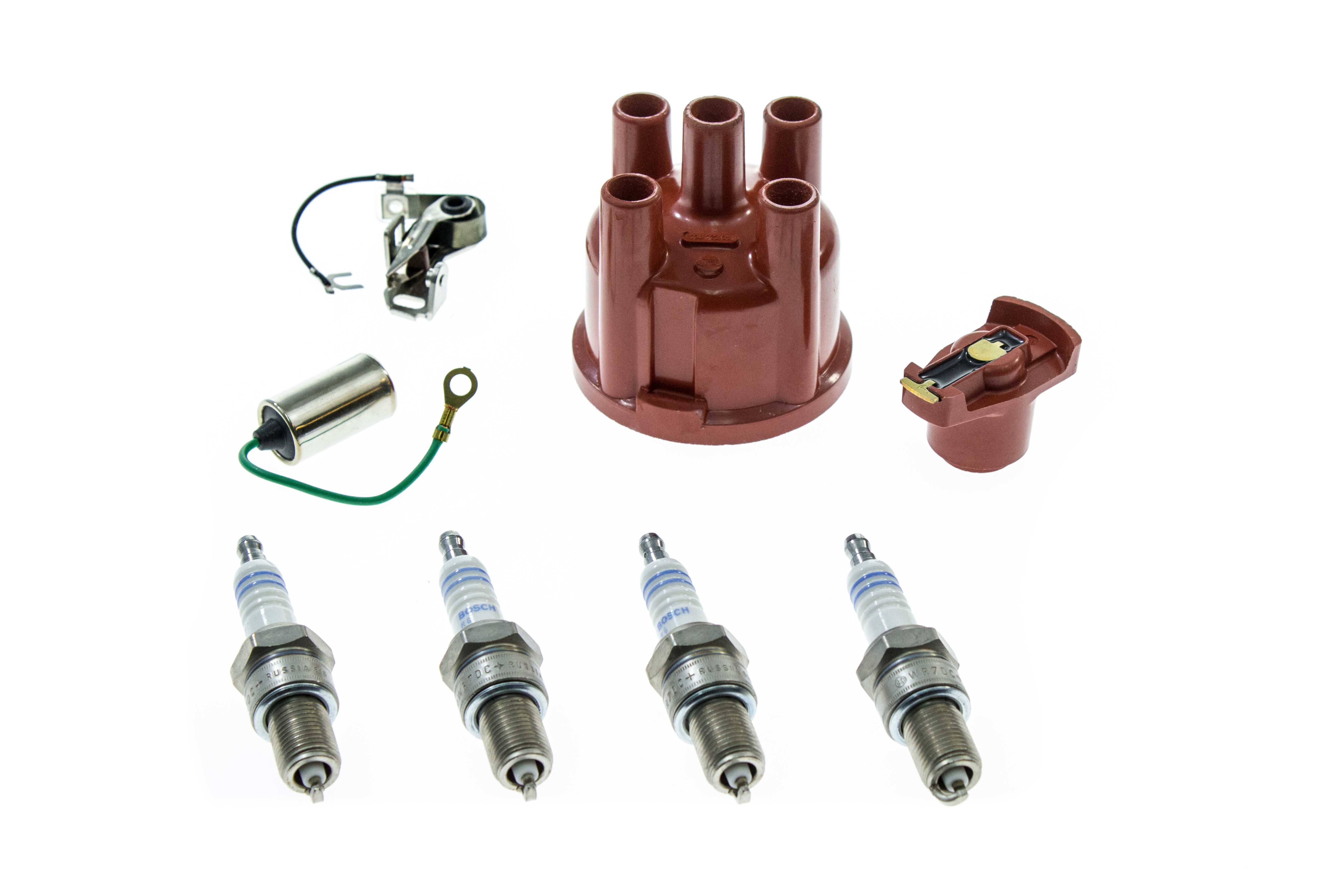 AAZ Preferred MB4TUNEUPKIT Ignition TuneUp Kit; Points, Condenser, Cap