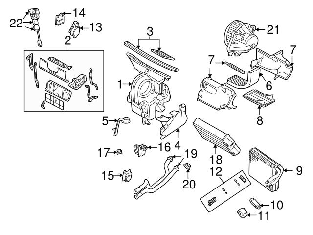 miniy Genuine Mini 64116982669 Heater Blend Door Actuator - Mini