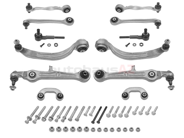 8E0407151RS3 Meyle HD Suspension Control Arm Kit; Front