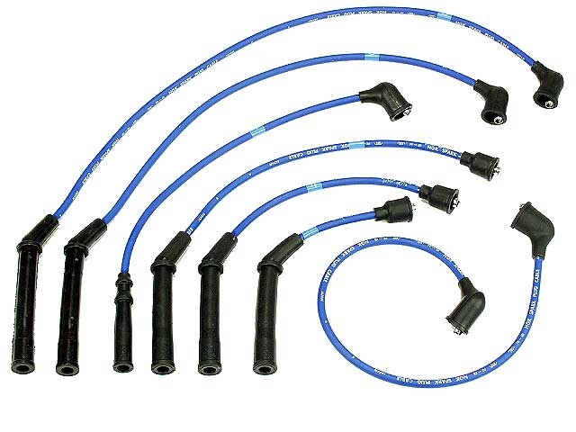 Kit Cavi Candele NGK NX07 (6399), Set Per Accensione Auto, Affidabili E Resistenti