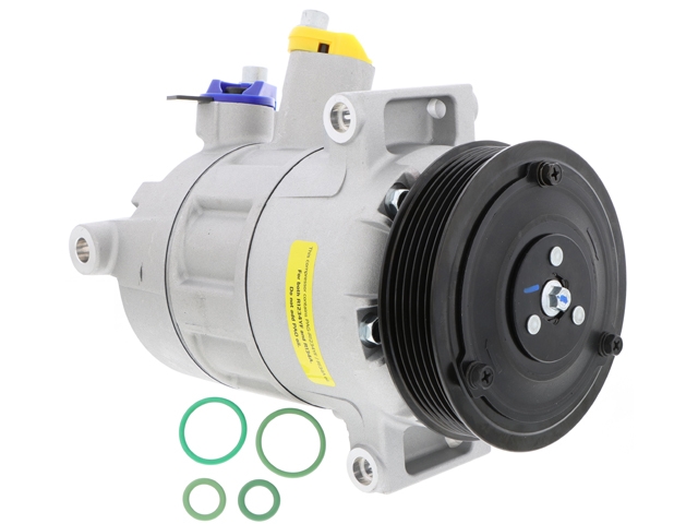 thumbnail image 2 of Green A/C Compressor & Clutch For Audi A3 2.0 (2004-11) & Quattro (2010-13) – OE 1K0820803G 2 of 6
