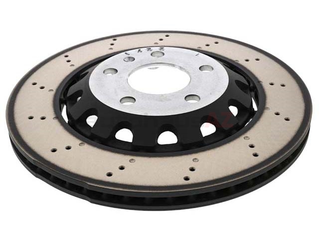 8W0615601G SHW Performance Disc Brake Rotor; Rear