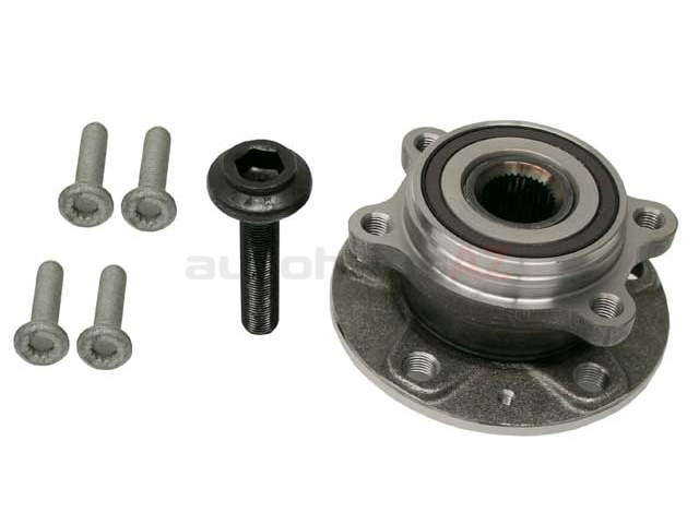 5K0498621 Optitec Wheel Hub; Front with Bearing