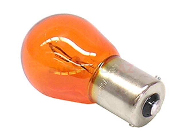 7507 Turn Signal Light Bulb - 12V - 21W Amber, Offset Pin