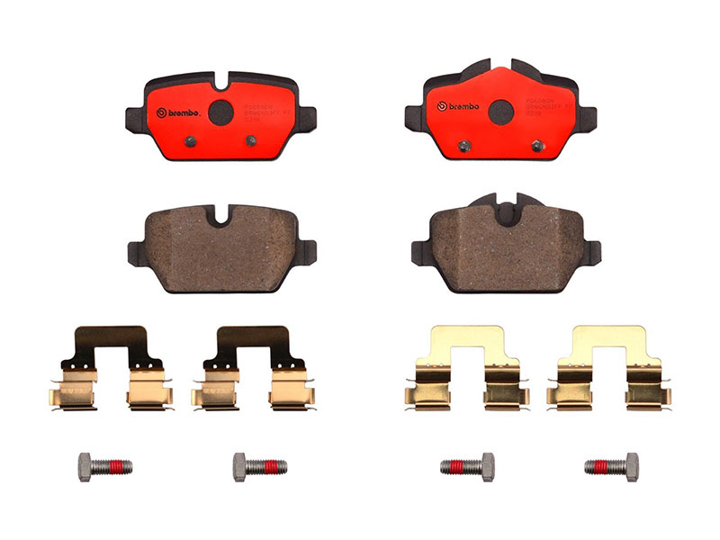 Brembo P06080N Brake Pad Set; Rear Mini