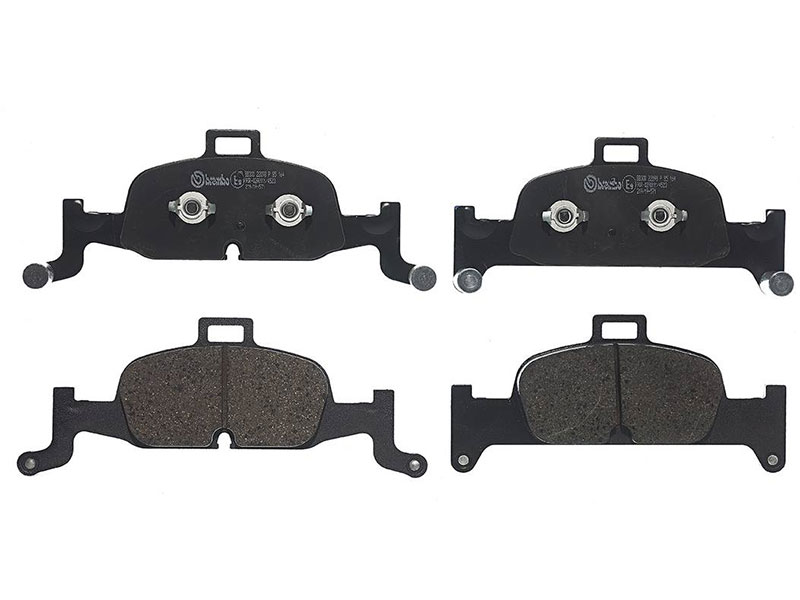 Brembo P49043 Front Disc Brake Pad Set - OE Quality, ECE R90 Approved, Set Of 4 Pads-1085011