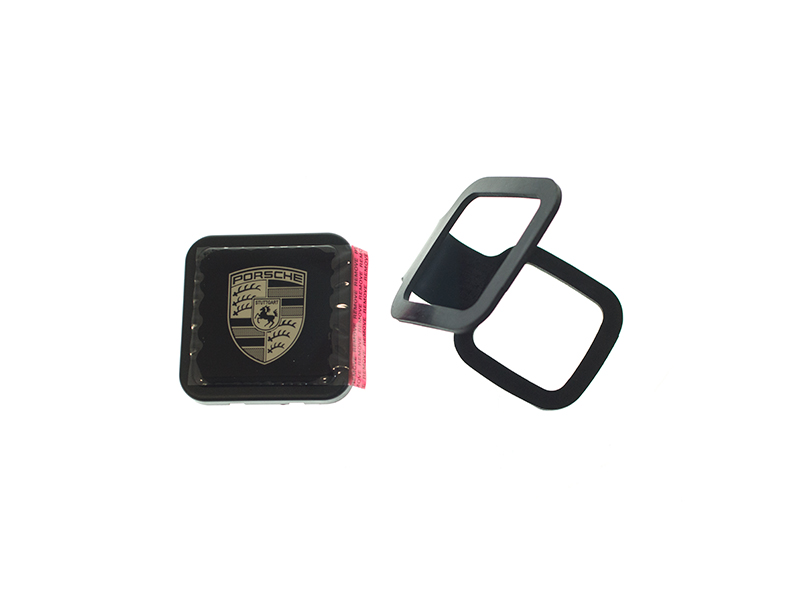 Genuine Porsche PNA70500302 Tow Hitch Cover; Black
