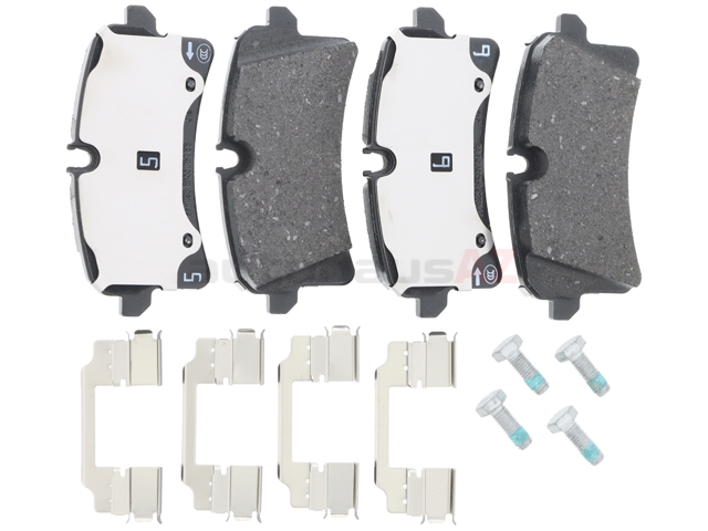95B698451J Genuine Porsche Brake Pad Set; Rear