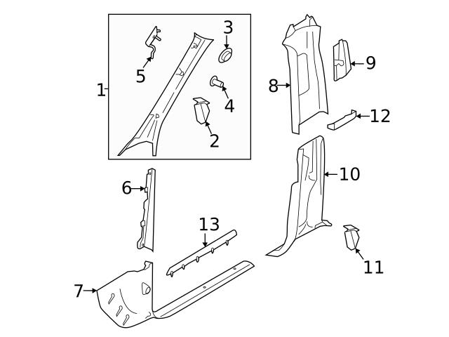 Genuine Porsche 95B853467AF Door Sill Plate; Left - Porsche